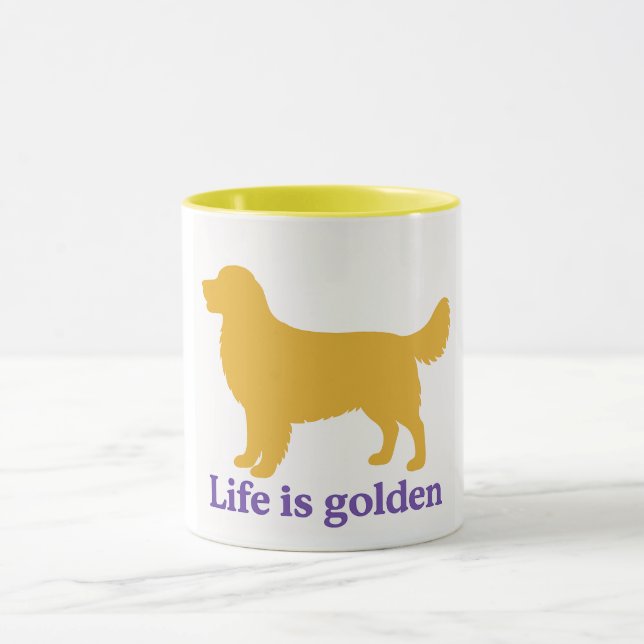 Life is golden mug (Center)