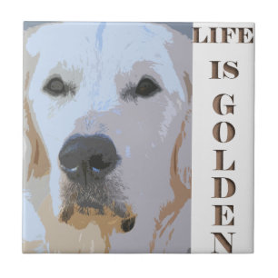 LIFE IS GOLDEN-TILE TILE