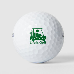 life is golf, golf balls