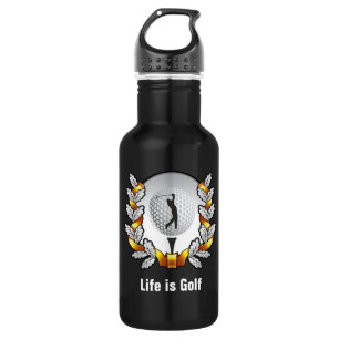 Life is Golf Golfer Ball Tee 532 Ml Water Bottle