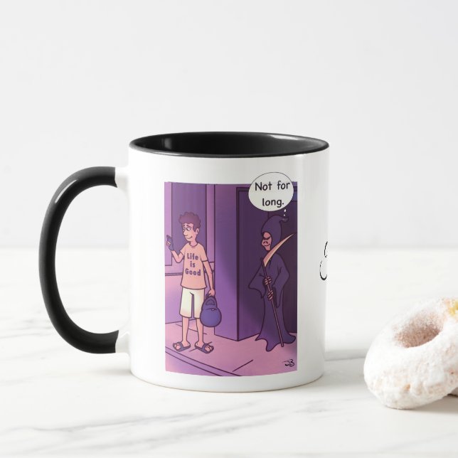 Life is Good Combo Mug (With Donut)