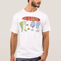 LIFE IS GOOD - FUNNY GOUDA CHEESE T-SHIRT