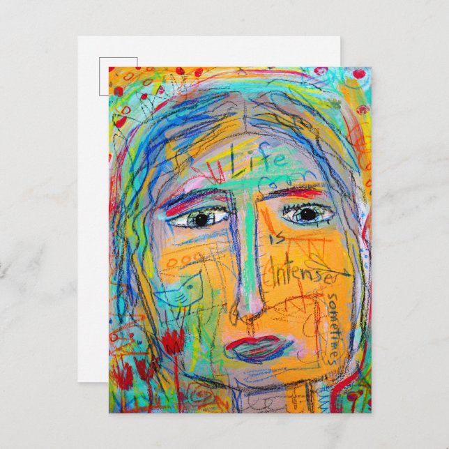 Life is Intense Postcard (Front/Back)