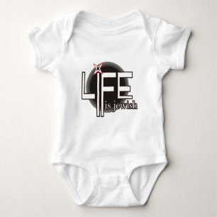 Life is Jewish Baby Bodysuit