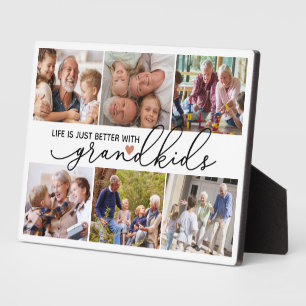 Life Is Just Better with Grandkids Plaque