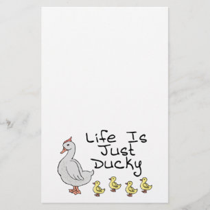 Life Is Just Ducky Stationery