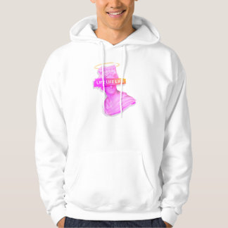 Life is Life minimal vintage style retro pink Hoodie