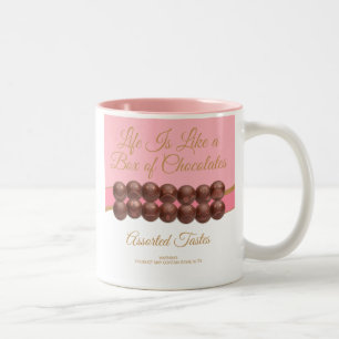 Life Is Like a Box of Chocolates Two-Tone Coffee Mug