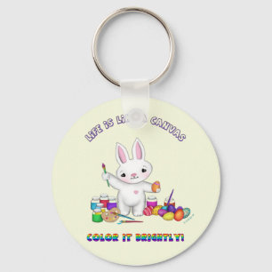 Life is Like A Canvas  Keychain