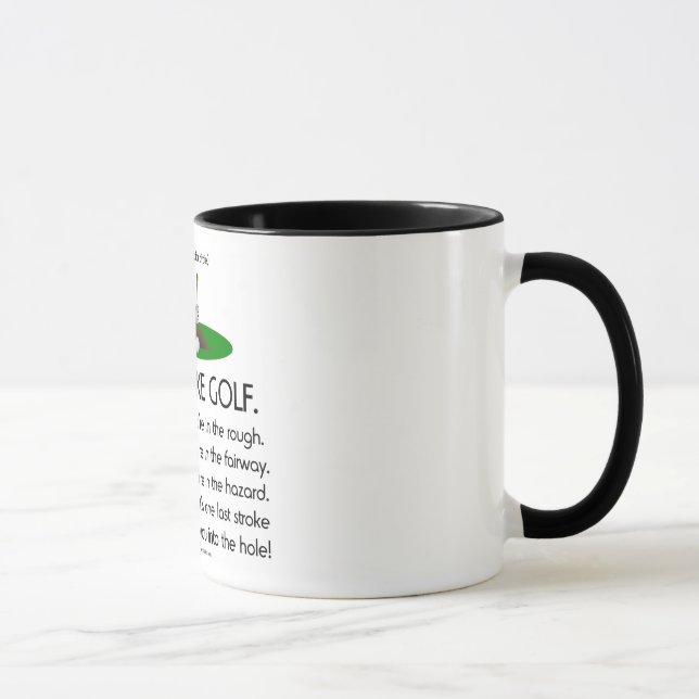 Life Is Like Golf Mug (Right)