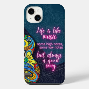 Life is like Music, always a good song iPhone 14 Plus Case