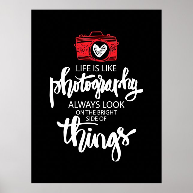 Life Is Like Photography Poster (Front)