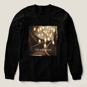 Life is Magical Candles Staircase Tri-Blend Shirt