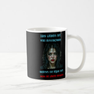 Life Is Much Easier When You Don't Care What Peopl Coffee Mug