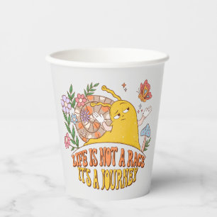 Life Is Not A Race, It's A Journey Paper Cups