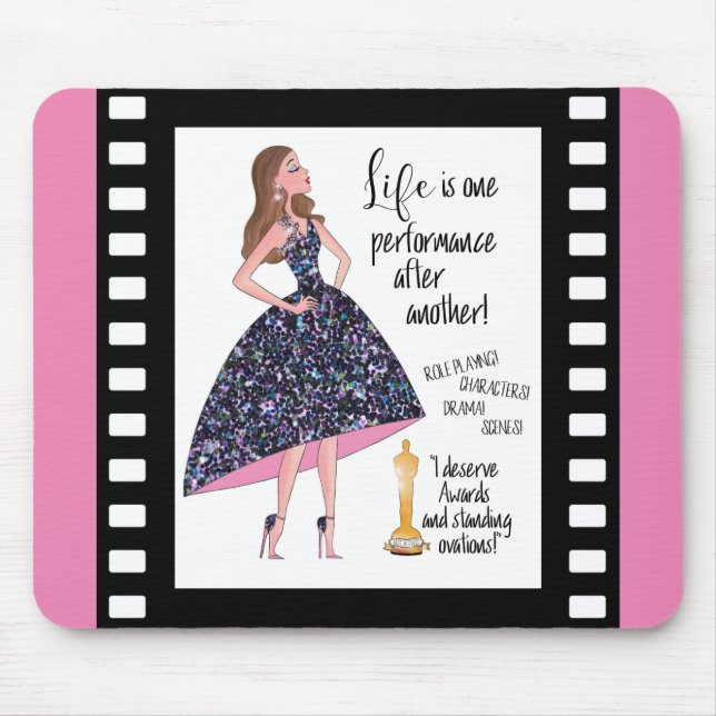 LIFE Is One Performance After Another! Mouse Pad (Front)