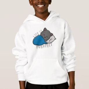 Life is Purrfect - Sleeping Cat Hoodie