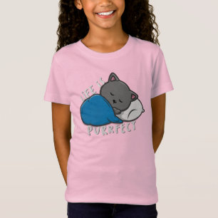 Life is Purrfect - Sleeping Cat T-Shirt