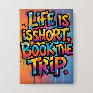 Life Is Short Book The Trip Graffiti gift dad mum