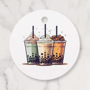 Life is short, drink the boba favour tags
