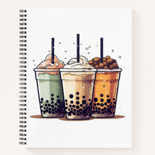 Life is short, drink the boba notebook