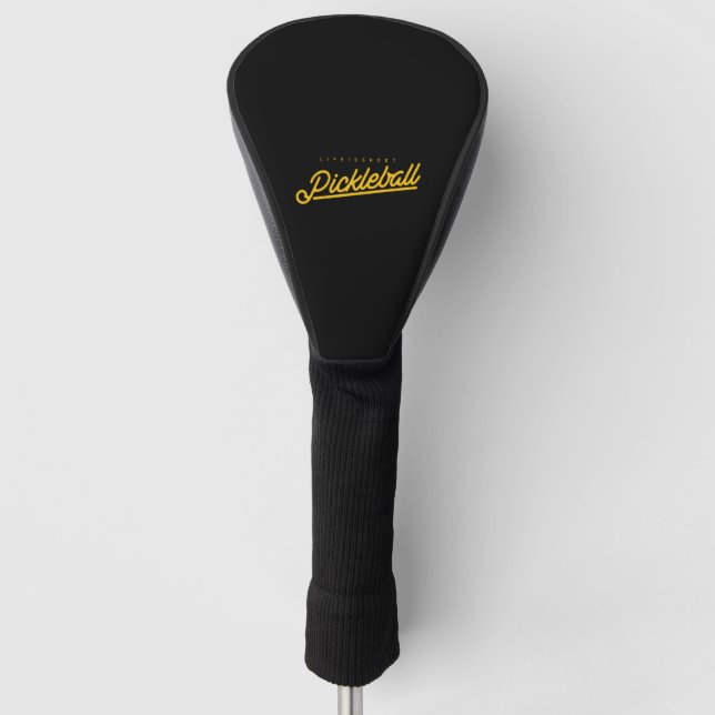 Life Is Short Pickleball Golf Head Cover (Front)