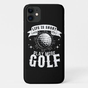 Life is Short. Play More Golf Case-Mate iPhone Case