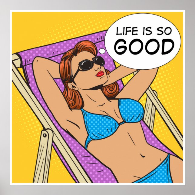 Life Is So Good Poster (Front)