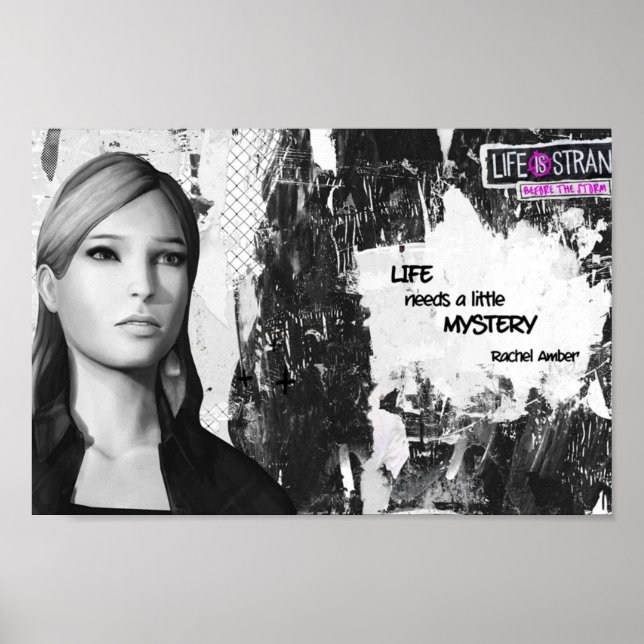 Life Is Strange Before The Storm  Rachel Amber Quo Poster (Front)