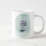 Life is Succulent I Large Coffee Mug<br><div class="desc">Life is Succulent I by Grace Popp</div>