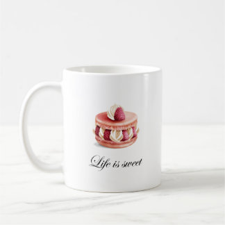 Life is Sweet Macaron Mug