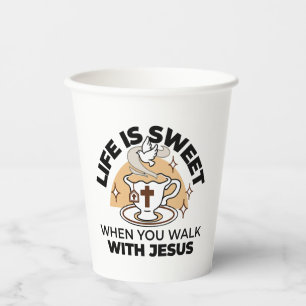 Life Is Sweet with Jesus – Christian Faith Tea Cup