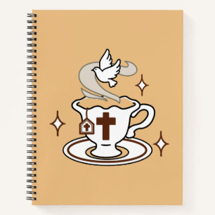 Life Is Sweet with Jesus – Christian Faith Tea Cup Notebook