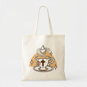 Life Is Sweet with Jesus – Christian Faith Tea Cup Tote Bag