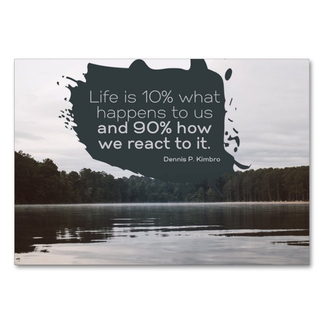 Life Is Table Number (Front)