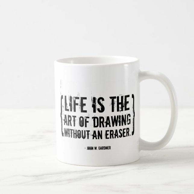 Life is the art coffee mug (Right)