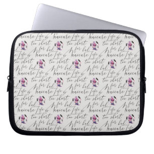 Life Is Too Short For A Bad Manicure Pattern Laptop Sleeve