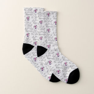 Life Is Too Short For A Bad Manicure Pattern Socks
