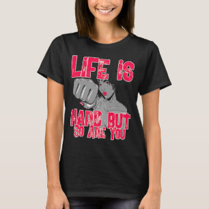 Life Is Tough But So Are You For Pansexual Convers T-Shirt