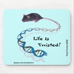 Life Is Twisted! Mouse Pad