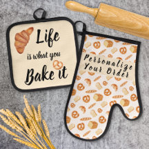 Life is What You Bake It Watercolor Pastry & Bread
