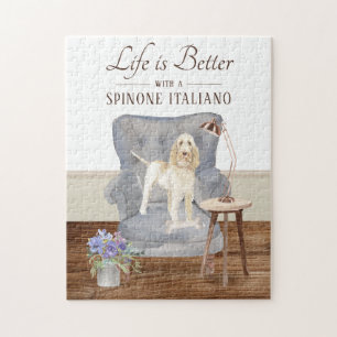 Life Is With A SPINONE ITALIANO Jigsaw Puzzle