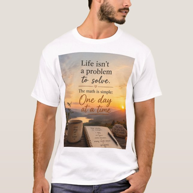 Life isn't a problem to solve T-Shirt (Front)