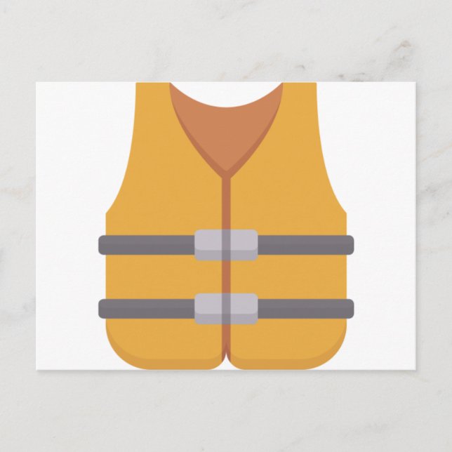 Life jacket postcard (Front)