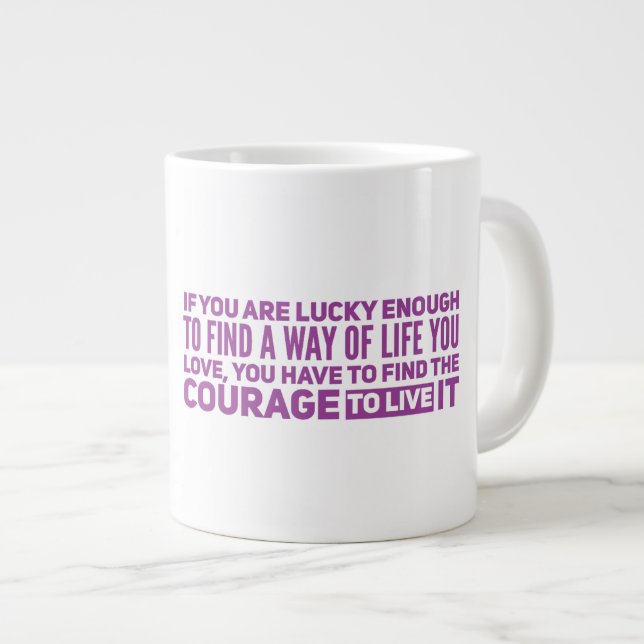 Life  Jumbo Mug (Front Right)