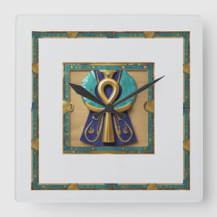 LIFE KEY SQUARE WALL CLOCK