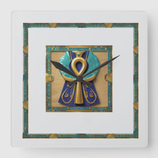 LIFE KEY SQUARE WALL CLOCK