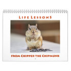 Life Lessons from Chipper the Chipmunk Calendar