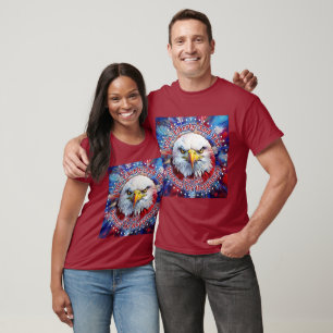 Life, Liberty And The Pursuit Of Red Eagle Firewor T-Shirt