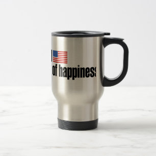 Life Liberty Pursuit of Happiness Travel Mug